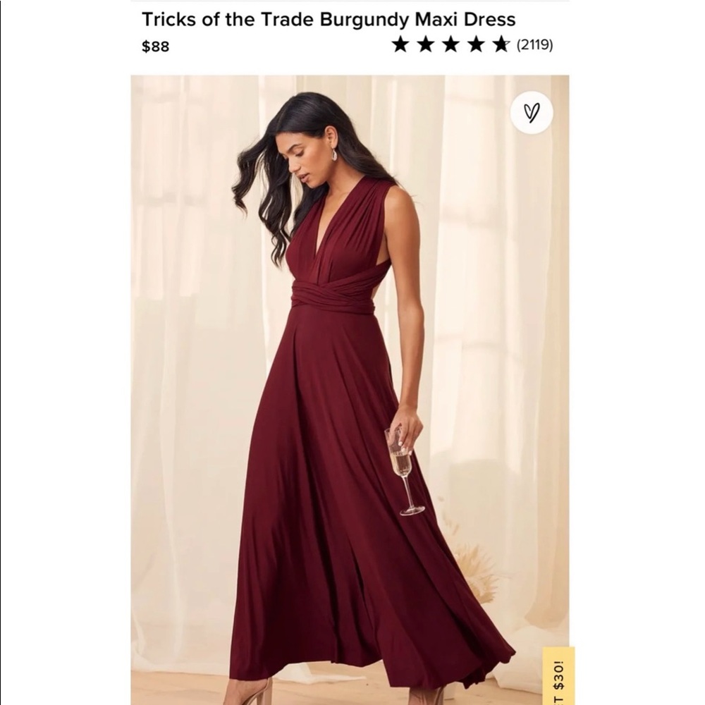 Lulus Tricks of the Trade maxi dress